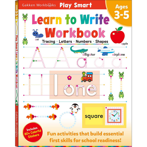 PlaySmart Learn to Write Workbook