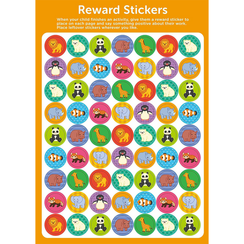 PlaySmart My First Sticker Activity Book Animals 3+
