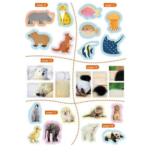 PlaySmart My First Sticker Activity Book Animals 3+