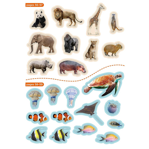 PlaySmart My First Sticker Activity Book Animals 3+
