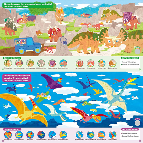 PlaySmart Seek, Find, Fun! Dinosaurs