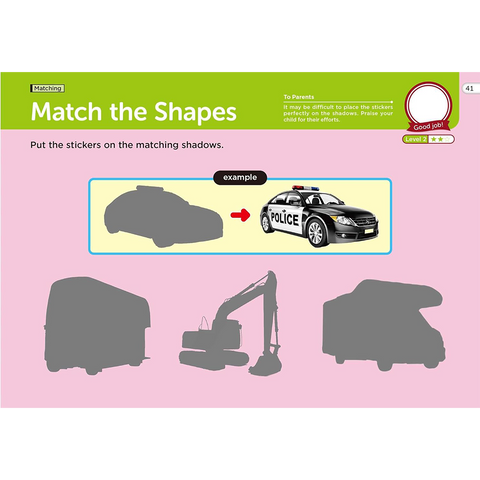 PlaySmart My First Sticker Activity Book Things That Go 3+